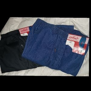 2 Pair Ladies Chic Comfort Collection Pants